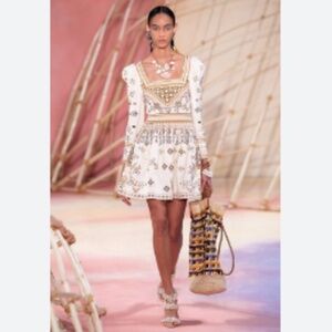 Ulla Johnson Adilah Runway Dress in Ochre 4